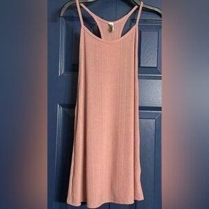 Free People Intimately Pink Ribbed Racerback - M